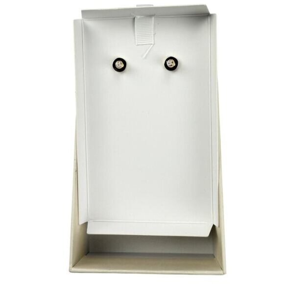 NWT HOUSE OF HARLOW 1960 Gold Tone Leaf Faux Pearl Dangle Drop Earrings - Picture 6 of 7